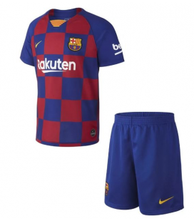 FC Barcelona Home kids football shirt with shorts
